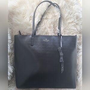 Karla Seton Drive Glitter Shoulder Bags Black Tote- Excellent Condition